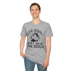 Dog Lover Life Goal Pet ALL The Dogs T-Shirt