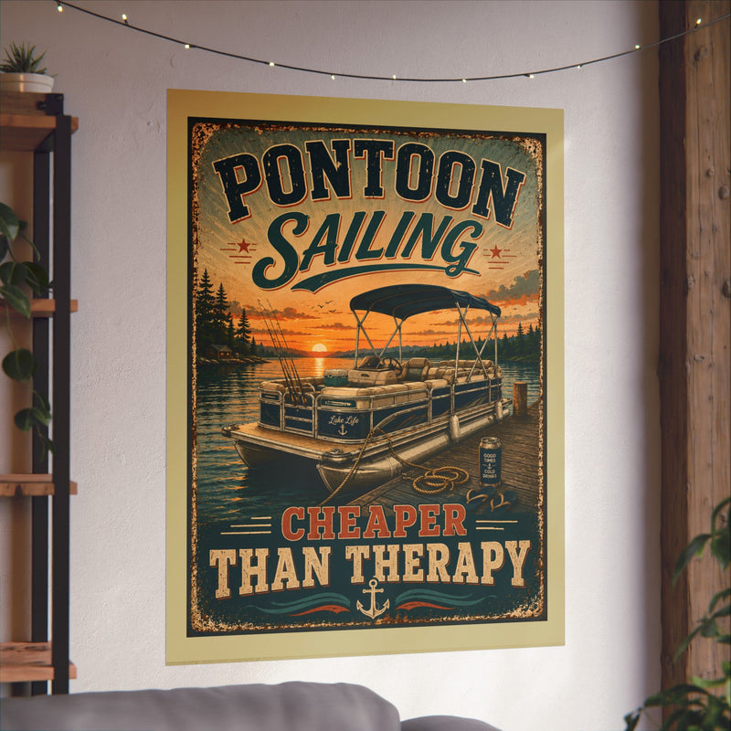 Pontoon Sailing Poster — 
