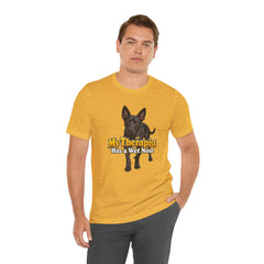 My Therapist Has A Wet Nose Personalized with your dog(s) image T-Shirt