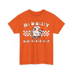 No Diggity Halloween Raccoon! Graphic Unisex Heavy Cotton Tee