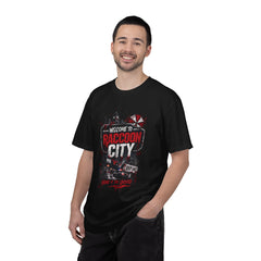 Raccoon City Graphic T-Shirt — "Welcome to Raccoon City" Horror Gamer Tee