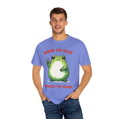 Vintage Style Frog , Born to slay -  Stylish Unisex T Shirt
