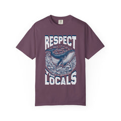 Respect the Locals Whale T-Shirt — Marine Conservation Graphic