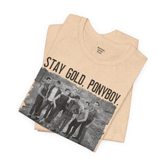 The Outsiders Shirt, Front and Back Images, Greasers Characters Shirt, Unisex Jersey Short Sleeve Tee