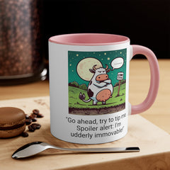 COW TIPPING Awareness - Accent Mugs | Cow Tipping Is Real, Bovine Humor. Gift For Him, Gift For Her, Farm Humor, Cow Fan Gift, Farm Animal