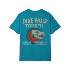 Retro Band Tour Unisex Comfort Colors T-Shirt - Dire Wolf '71
