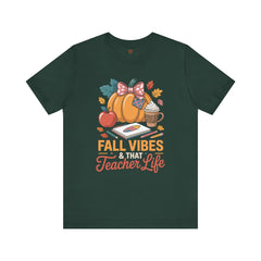 Fall Vibes Teacher Life T-Shirt