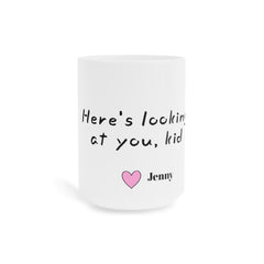 Here's looking at you, kid Mug | Casablanc Movie Quote,Valentine Gift,Anniversary Gift,Wife Gift,Gift For Her,Girlfriend gift,Movie Gift