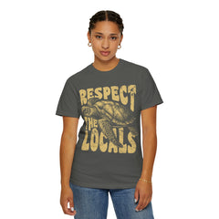 Respect the Locals T-Shirt — Sea Turtle Conservation Graphic Tee
