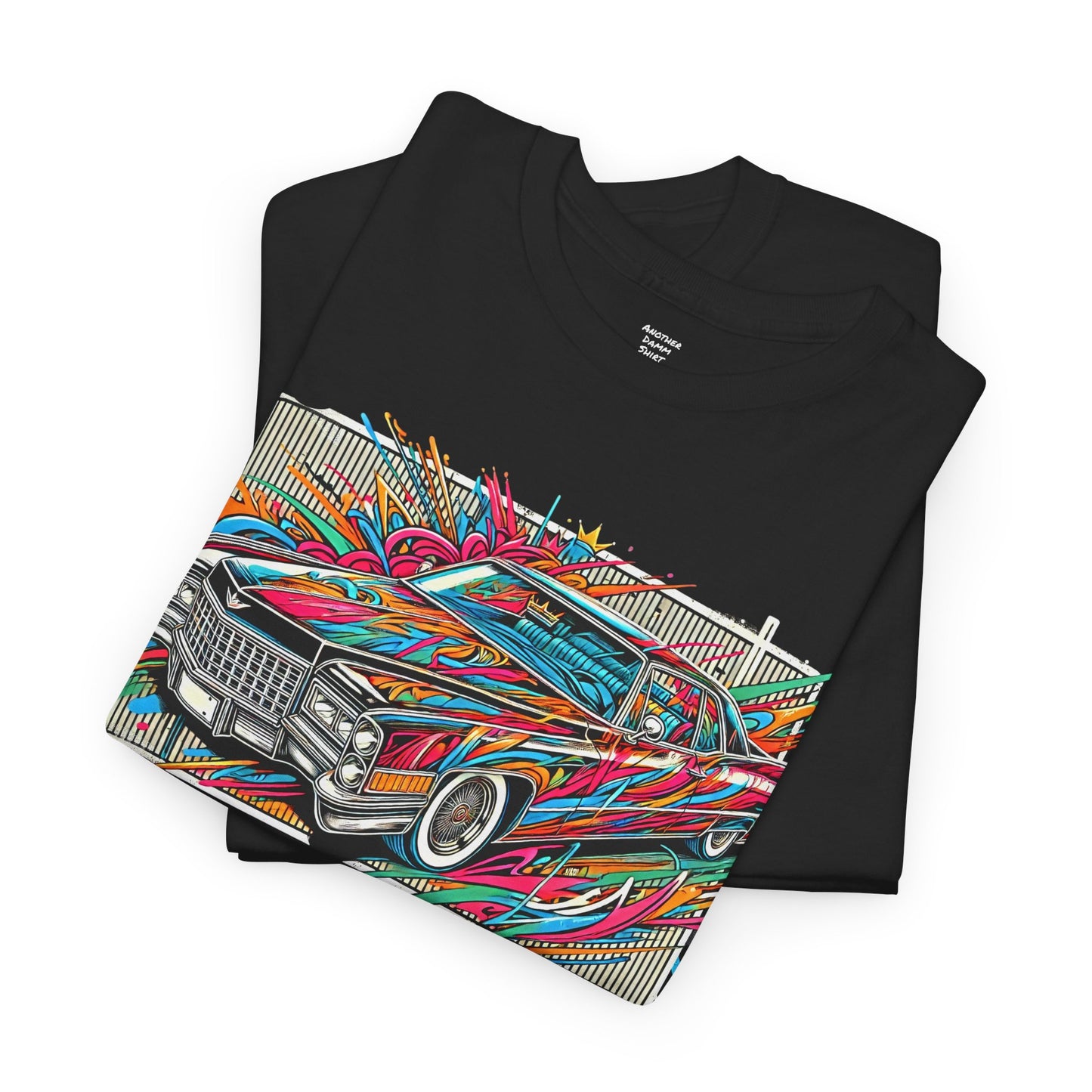 Graffiti Mania Cadillac Eldorado Graphic - Unisex Heavy Cotton Tee