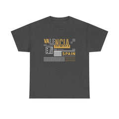 Valencia Spain Cities of The World Series Unisex Heavy Cotton Tee