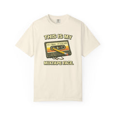 Mixtape Face T-Shirt — Retro Cassette Music Graphic Tee