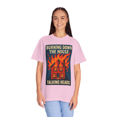 Retro Music-Inspired Unisex T-Shirt - Burning Down the House Design