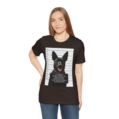 K9 Mugshot Personalized with your Dog T-Shirt