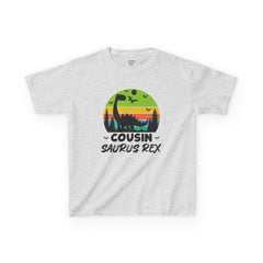 Cousin Saurus Rex Kids Tee - Fun Dino T-Shirt, Kids Birthday Gift, Toddler Dino Merchandise, Summer Playwear, Adventure Clothing