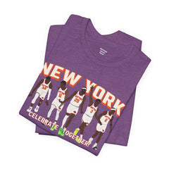 New York Basketball Celebrate Together  Tee - Unisex Jersey Short Sleeve T-Shirt