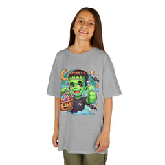 Kids Halloween Frankenstein Monster Tee