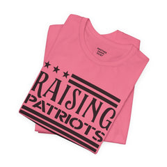 Raising Patriots Tee – Americana Stars & Stripes Family Pride T-Shirt