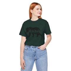 Nature-Inspired Bear Graphic Tee, Outdoor Adventure Shirt, Wilderness Apparel, Hiking Gift, Unisex Nature T-Shirt