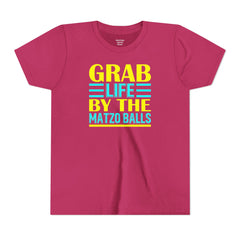 Funny Passover Matzo Balls Quote Youth Short Sleeve Tee