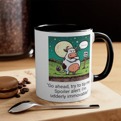 COW TIPPING Awareness - Accent Mugs | Cow Tipping Is Real, Bovine Humor. Gift For Him, Gift For Her, Farm Humor, Cow Fan Gift, Farm Animal
