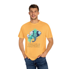 Elephants Graphic  Garment-Dyed T-shirt