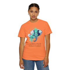 Elephants Graphic  Garment-Dyed T-shirt