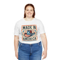 Made In America Cowboy Hat Graphic, Unisex Jersey Short Sleeve Tee