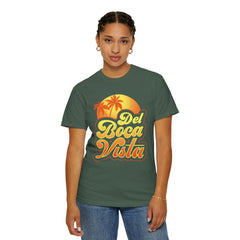 Del Boca Vista Graphic - Unisex Garment-Dyed T-shirt