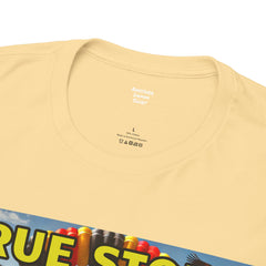Amputee Humor True Story Paragliding into Hungry Hippos - Unisex Heavy Cotton Tee