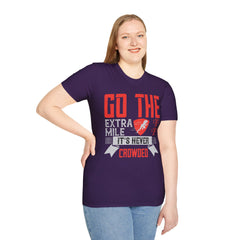 Go The Extra Mile Its Never Crowded Unisex Softstyle T-Shirt