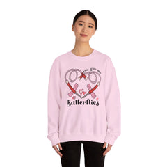 You Give Me Butterflies - Unisex Heavy Blend™ Crewneck Sweatshirt