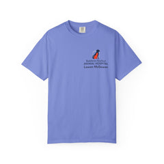Lauren McGowan Front Logo Back Graphic Baldwin Harbor Animal Hospital "Who Let the Dogs Out?" Tee
