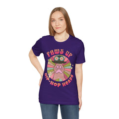 Funny Cat Paws Up Hip Hop Heads - Graphic Tee