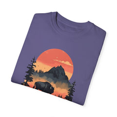 Yellowstone National Park Graphic, Comfort Colors Soft Relaxed Fit Unisex Garment-Dyed T-shirt