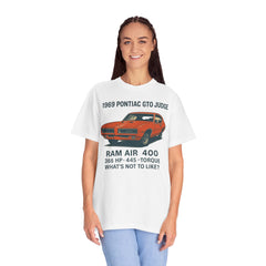 Retro Pontiac 1969 GTO Judge - Unisex Comfort Colors Garment Dyed T-Shirt