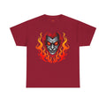 Flaming Fire Vampire - Graphic Unisex Heavy Cotton Tee