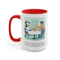 COW TIPPING Awareness - Accent Mugs | Cow Tipping Is Real, Bovine Humor. Gift For Him, Gift For Her, Farm Humor, Cow Fan Gift, Farm Animal