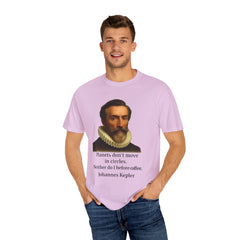 Kepler Coffee Quote T-Shirt — Astronomy Nerd Vintage Portrait Tee