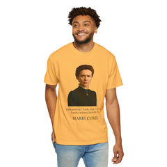 Marie Curie Portrait T‑Shirt — "I Make Science Literally Lit" Science Tee