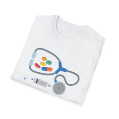 Doctor or Nurse - Unisex Softstyle T-Shirt | Health Worker Awareness, Medical Wear, Scrubs Lover, Hospital Staff Gift, Gift For Him