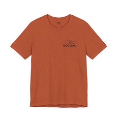 Dog Dad T-Shirt — Personalized Your Dog Image  Tee (Custom Name)