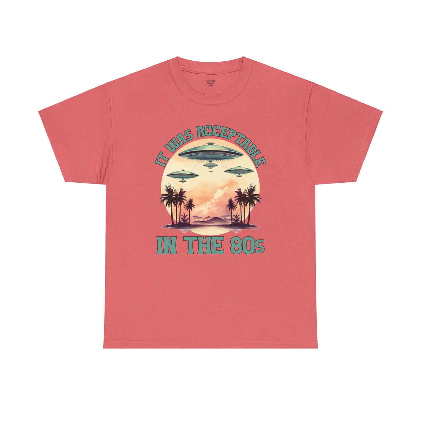 Funny 80s UFOs - Unisex Heavy Cotton Tee