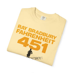 Fahrenheit 451 Graphic T-shirt, Unisex Book Lover Tee, Literary Gift, Reading Enthusiast Apparel, Ray Bradbury Merch, Cozy Casual Wear