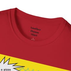 GET ME A PIZZA Cat Pop Art Unisex Softstyle T Shirt  For the Feline or Pizza Lover in all of us.