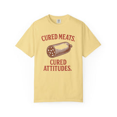 Cured Meats Graphic Tee - Funny Foodie Wear, Gift for Meat Lovers