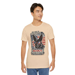 Personalized with your Dogs name and image - Patriotic Dog T-Shirt