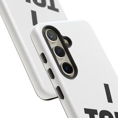 I TOLD YA movie tough case, gift for her, gift for him, movie lover gift, film buff cell case, cinema fan phone case, pop culture cell case