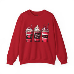 Woman's Coffee Valentine - Unisex Heavy Blend™ Crewneck Sweatshirt