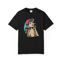 Pop Art Pinup Girl Comfort Colors T-Shirt